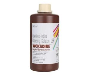 WOKADINE SURGICAL SCRUB 7.5%